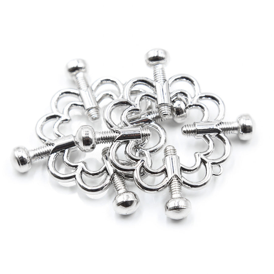 Silver Flora Adjustale Clamps