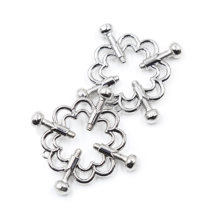 Silver Flora Adjustale Clamps