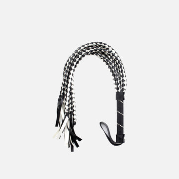 Black And White Checkered Flogger