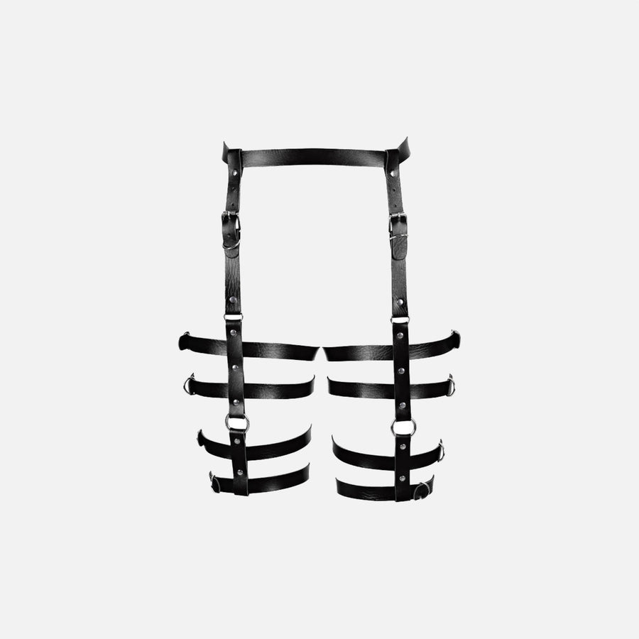 Black Waist And Leg Harness