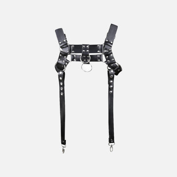 Black Adjustable Upper Body Harness