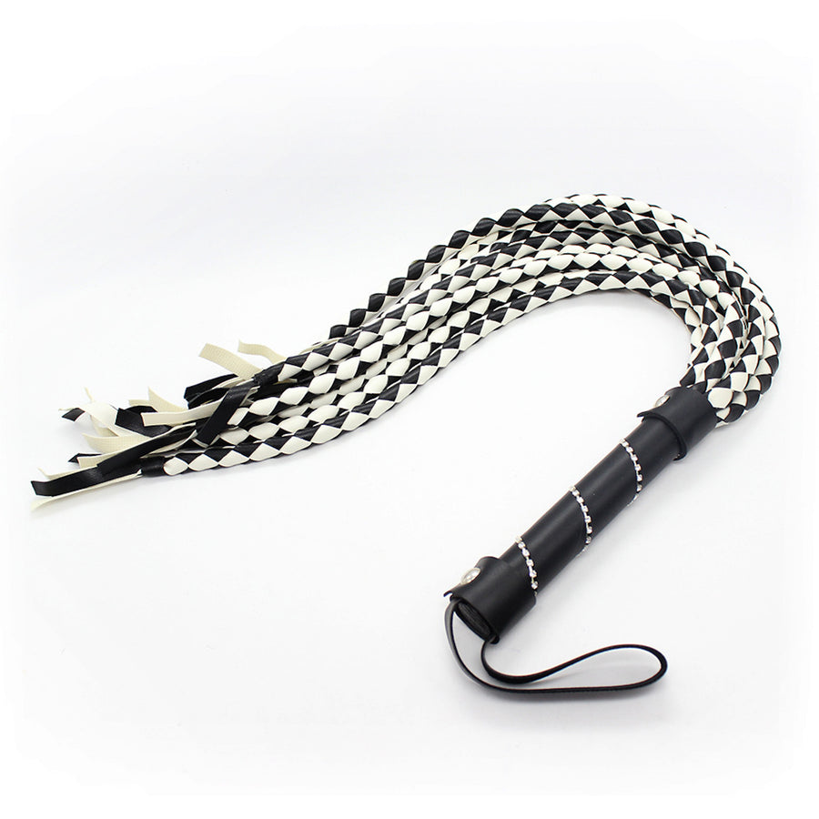 Black And White Checkered Flogger