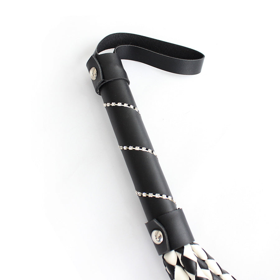 Black And White Checkered Flogger