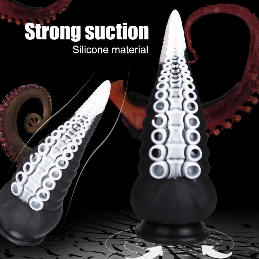 Black And White Tentacle Dragon Fun Toy Small