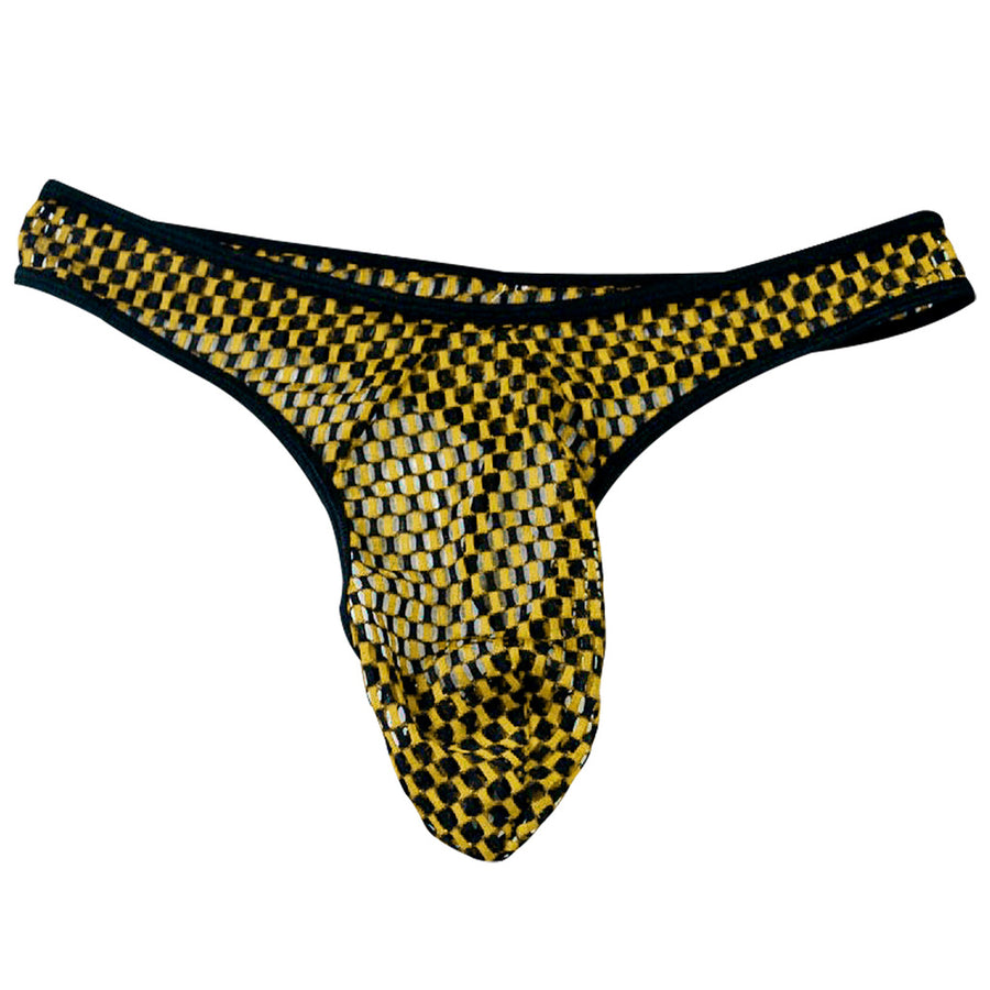 Yellow Large Mesh Knicker for Him