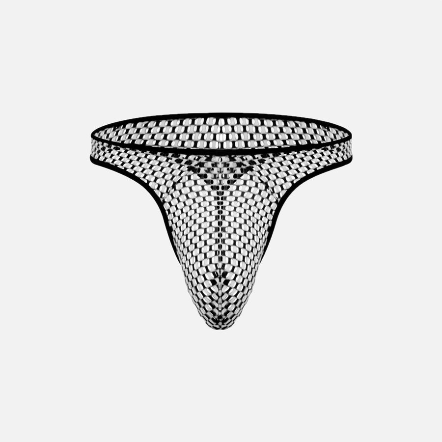 White Large Mesh Knicker for Him