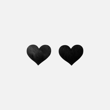 Black Heart Nipple Sticker