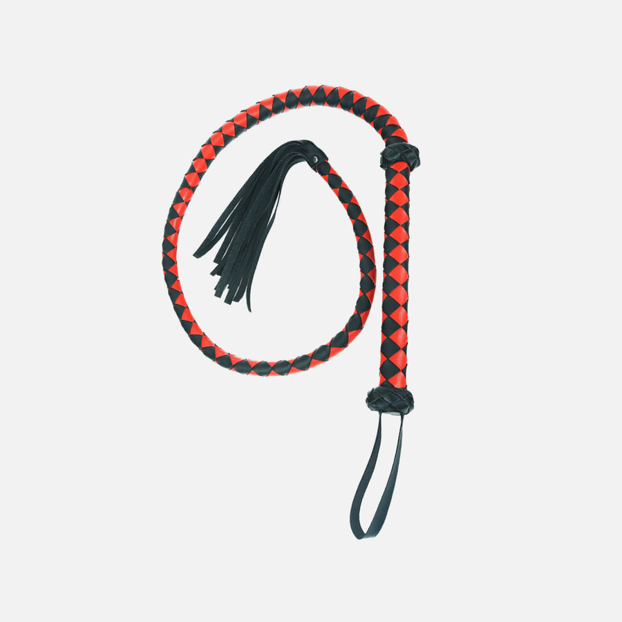 Black And Red Long Whip