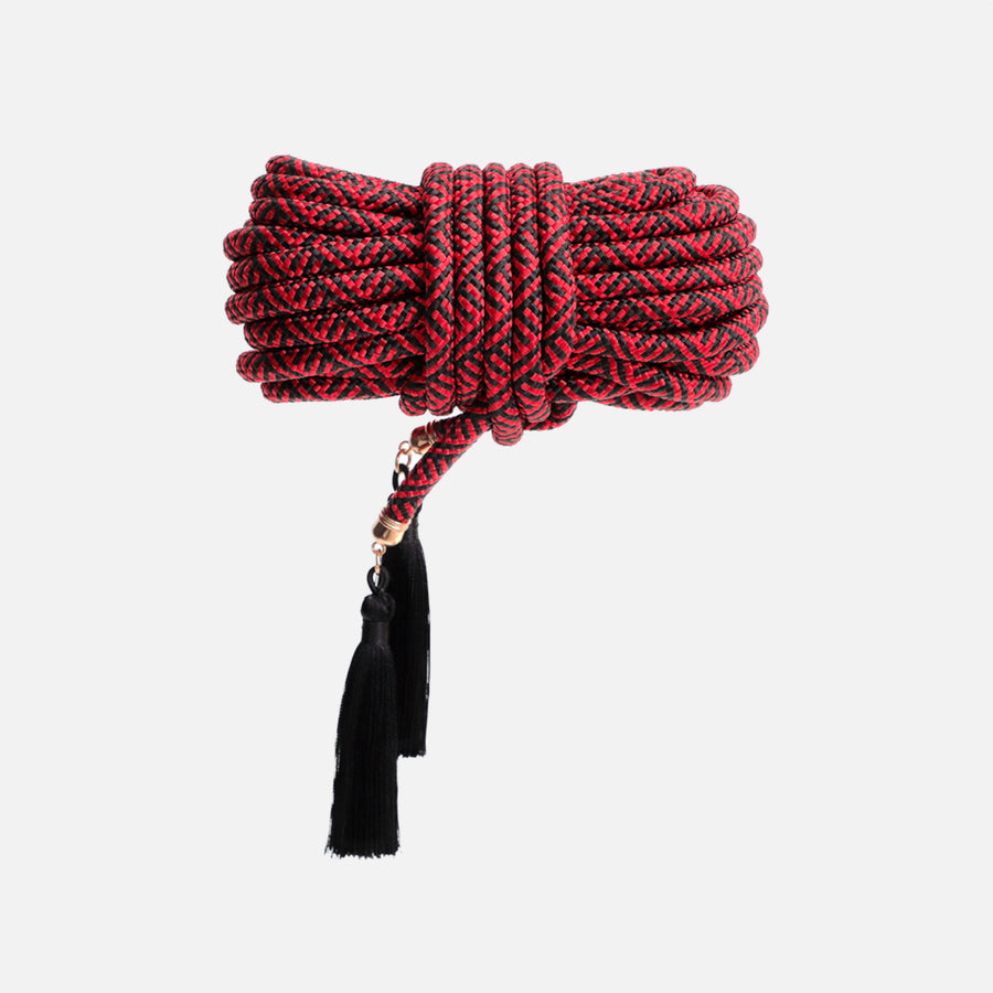 Black And Red Tassel Rope