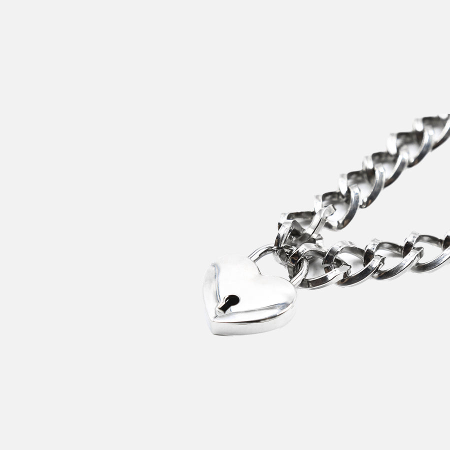 Key To My Heart Necklace Sliver