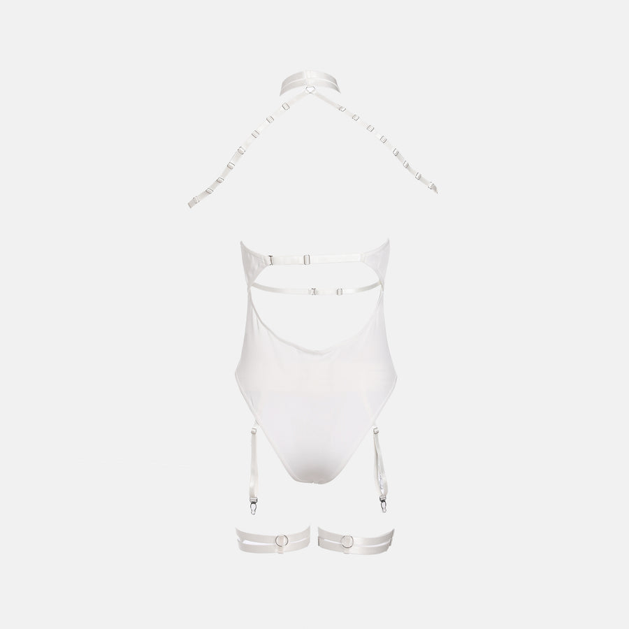 White Strapping Bodysuit