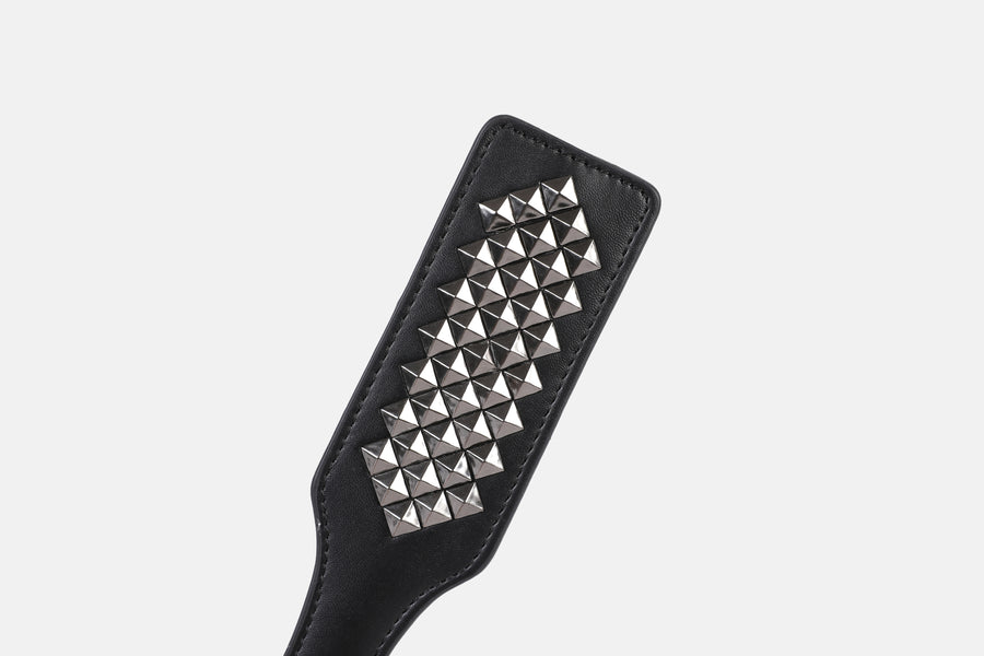 Black Checkered Metal-headed Paddle