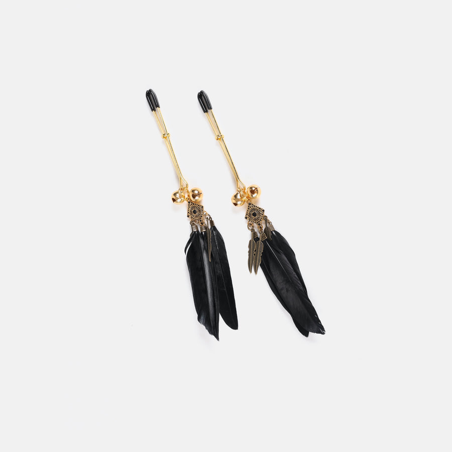 Black Golden Feather Clamps